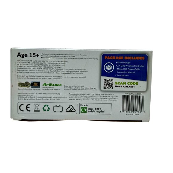 Legends Flashback Blast 12 Classic Games HDMI C onsole Plug&Play Space Invaders - Picture 5 of 5